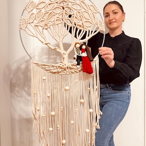 Lebensbaum  Groß makramee / Tree of live / Wandbehang Baum / Baum des Lebens / Macramee Tree / Baum geknüpft / Geschenk für neues Haus