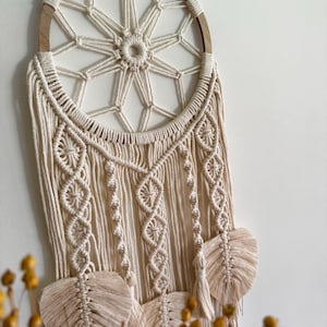 Dreamcatcher XXL macrame, dreamcatcher macrame, wall decoration, wall hanging, home decoration