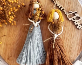 Personliga dockor / Makramédockor / Boho / Liten present / Souvenir