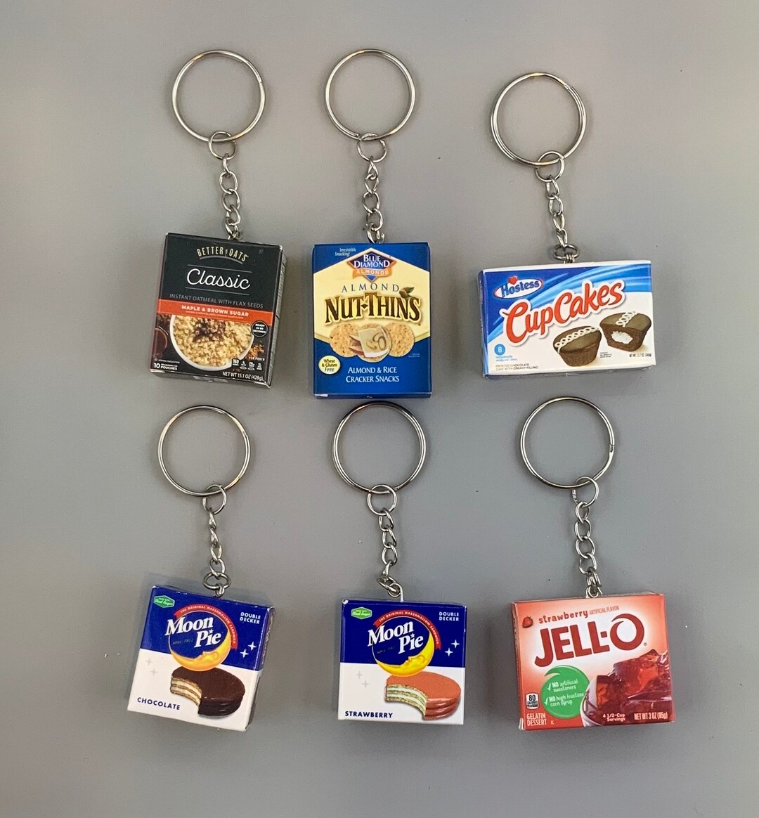 Mini Rectangular Keychain Box Box Mini Brand Keychain - Etsy