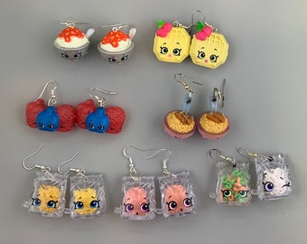 Pendientes de juguete Shopkins