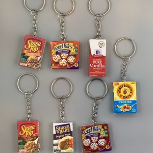 Food Box Mini Brand Keychain
