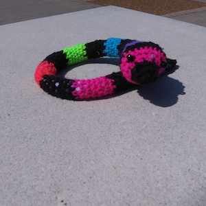 Crochet Neon Snake