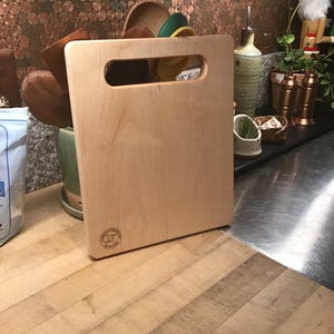 Solid wood, handmade, food safe cutting board