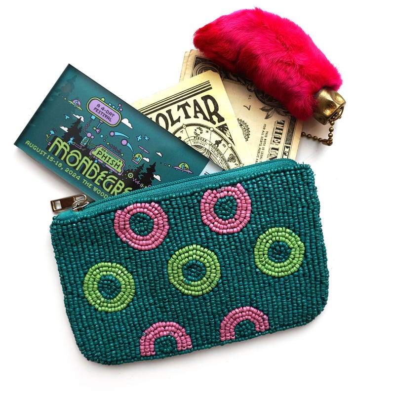 Ballet Beaded Coin Purse