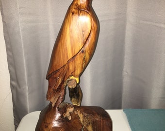Hand Carved Falcon