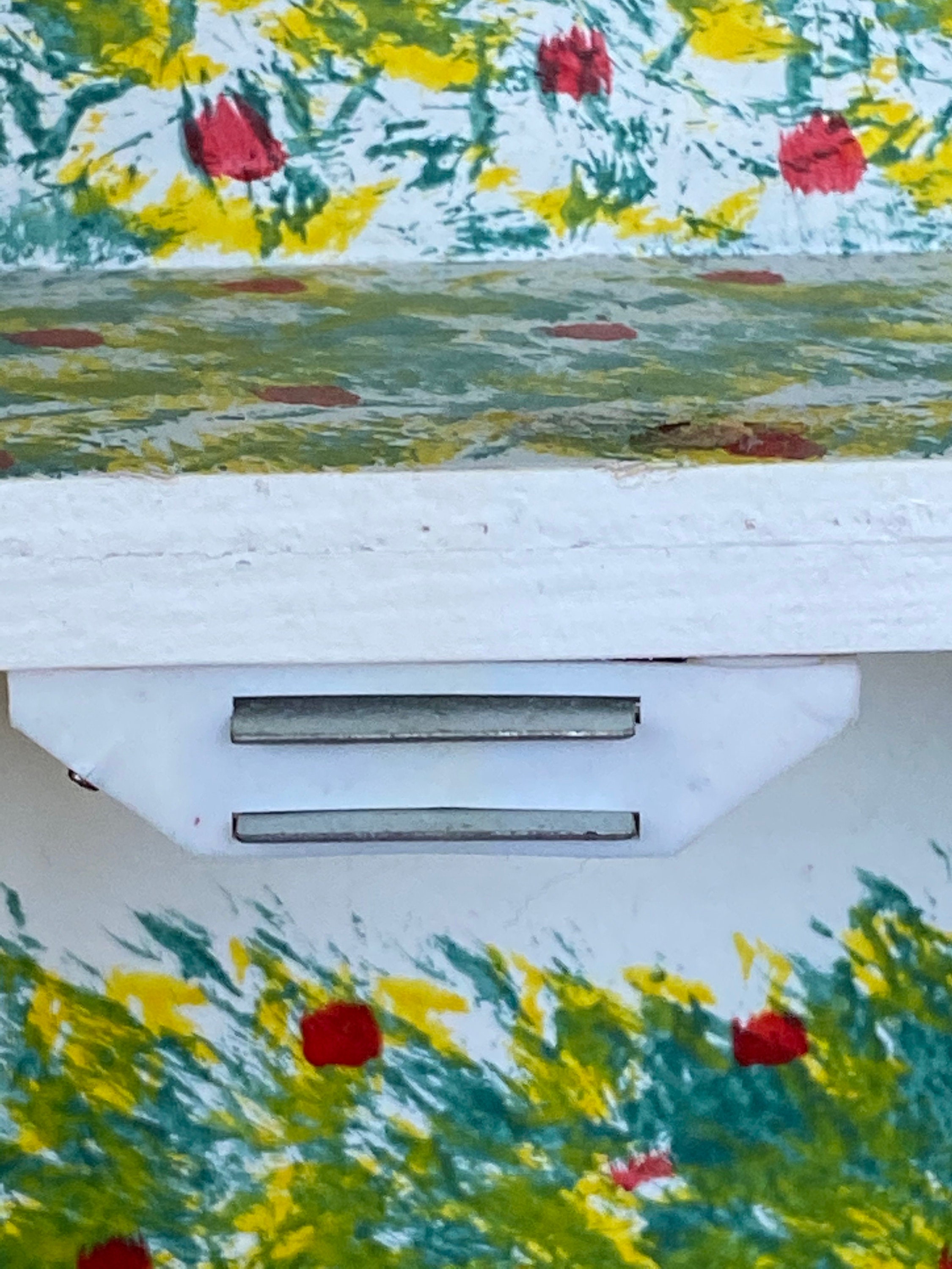 Handpainted Original Floral Garden Box Etsy