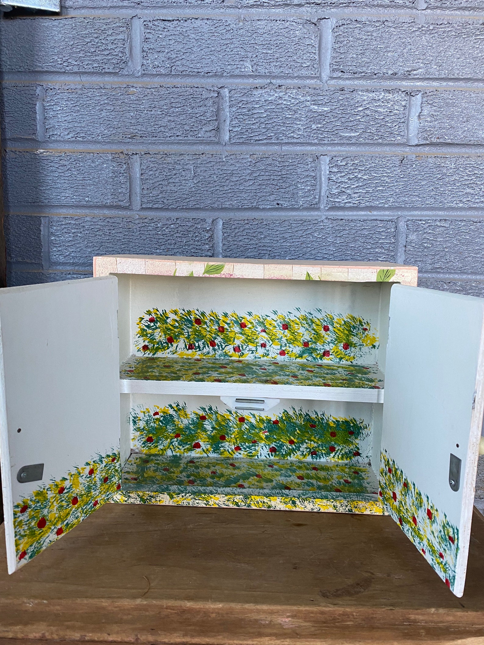 Handpainted Original Floral Garden Box Etsy