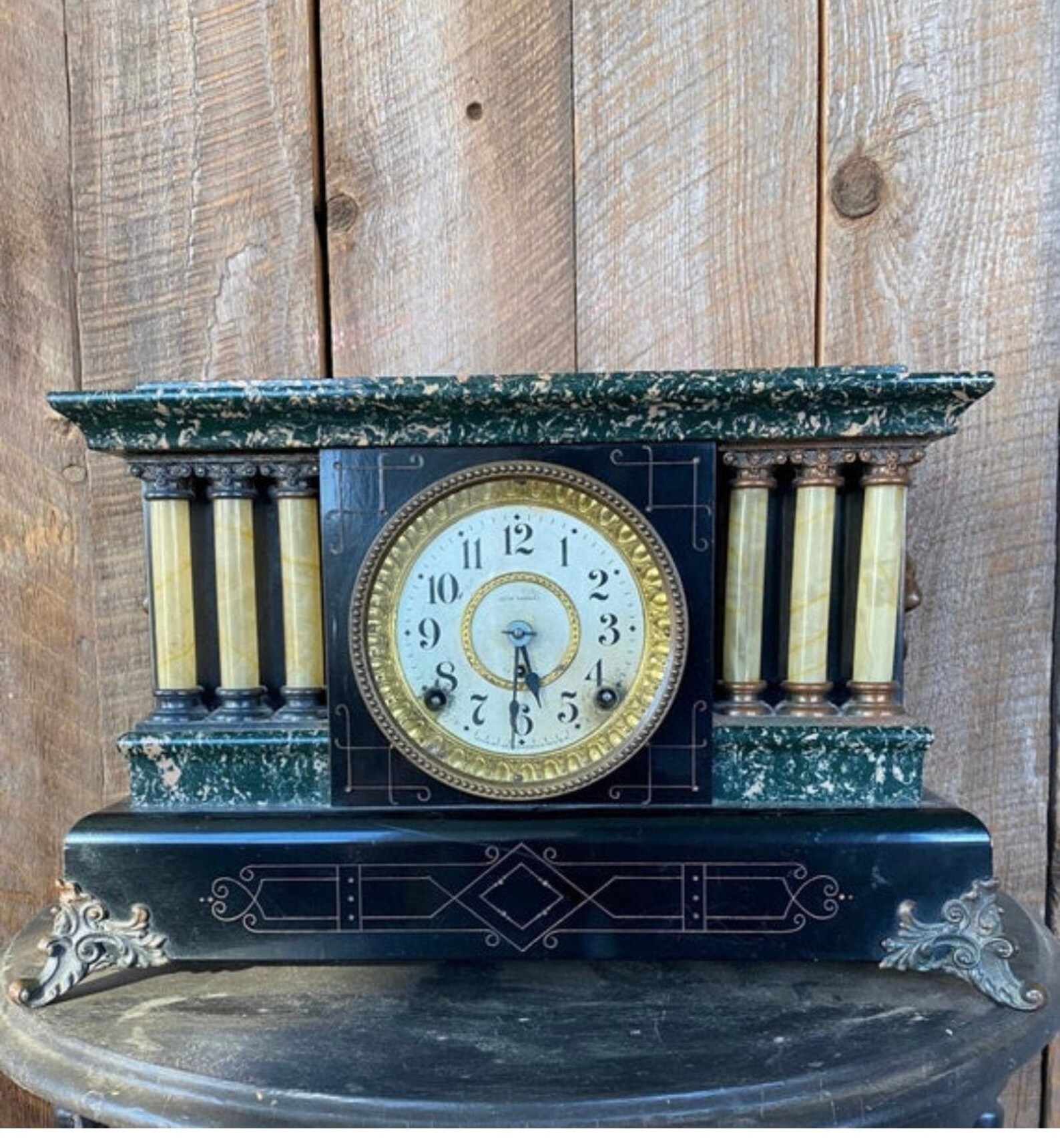 Antique Seth Thomas Pendulum Clock Etsy