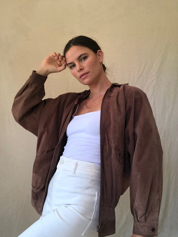 Vintage Leather Bomber