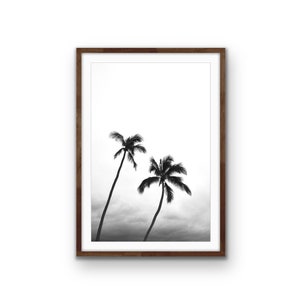 Zwei Palmen - Palmen Fine Art Print, Palmen Tropisch, Tropische Wandkunst, druckbare Fotografie, Palmen Poster, Digitaler Download