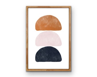 Abstract Geometric Shapes - Mid Century Modern Minimalist Artwork Instant Download Print Home Decor Poster