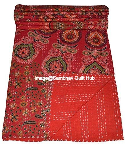 Boho Hippie Kantha Tapestry Bedding Handmade Queen Kantha | Etsy