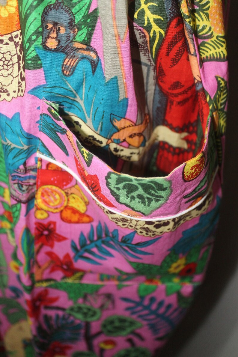 Long Pink Cotton Kimono Robe mothers day Dressing gown Etsy