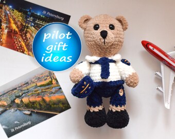 aviation teddy bear