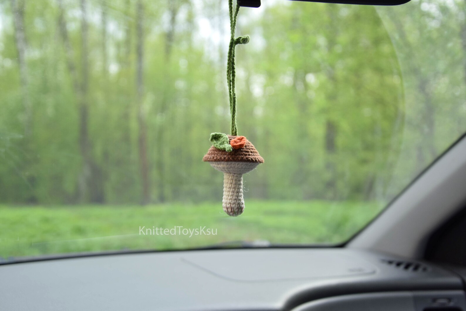 Mushroom car accessories cep car charm mushroom car decor Etsy