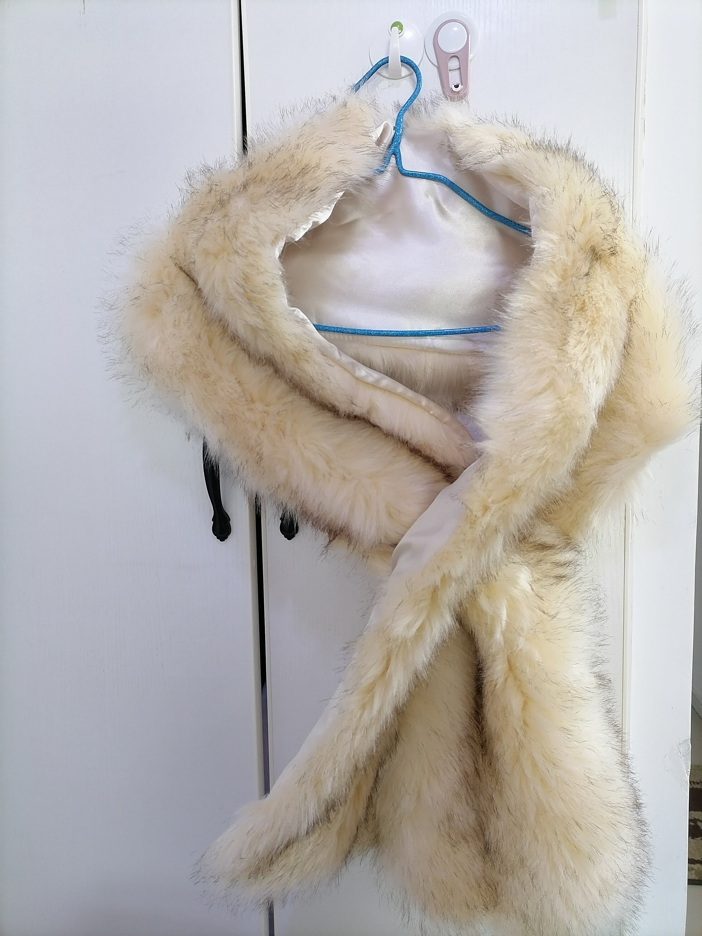 2021 Fashion Warm Faux Fur Stoles Wedding Fur Wrap Winter Etsy