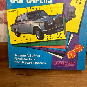 Vintage Car Capers Spear Games, Rolls Royce Edition