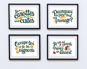 French Kitchen Art - Etsy