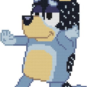 Dancing Bandit - Digital Cross Stitch Design