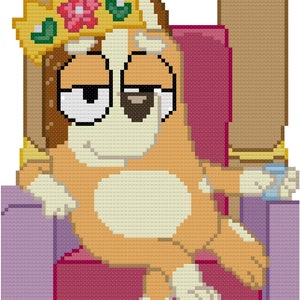 Queen Chili - Digital Cross Stitch Pattern