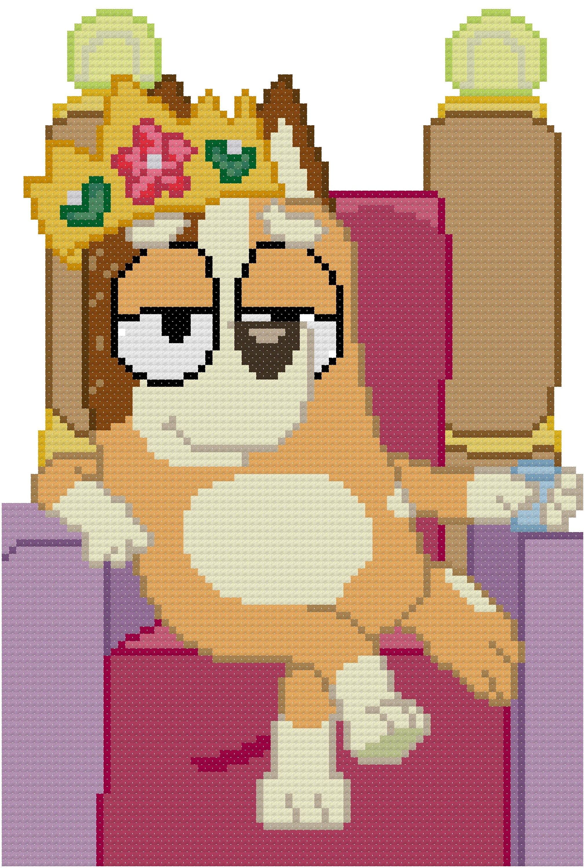 Queen Chilli Bluey Digital Cross Stitch Pattern Etsy Australia
