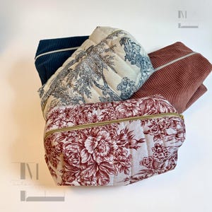 Trousse de toilette cousue main – Élégance et qualité artisanale