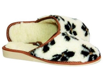 womens cow slippers