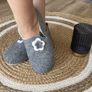 Felt Slipper-Shoes Handmade Felt Indoor Shoes- Slippers-100% Wool-Organic Slippers