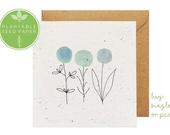 Banff National Park Eco Friendly Gift Custom Nature Card Personalized Waterfall Greeting Card Personalised Recycled Paper Card