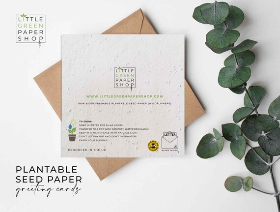 Plantable Paper - UK Seed Paper