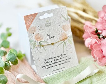Pastel Petals - Nan - Bracelet – Elegant, Thoughtful Jewellery with Plantable, Eco-Friendly Packaging.