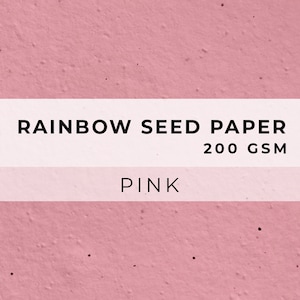 Colored PAPER Sheets, A4 Paper, Flower Seed Paper, LGBTQ Sheet, Eco Friendly Paper, Sustainable RAINBOW Biodegradable image 7