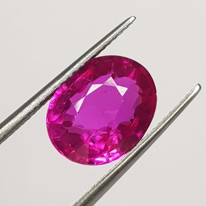 Saphir rose de Ceylan impeccable AAA, taille ovale en vrac, bague en saphir d'excellente qualité et fabrication de bijoux haut de gamme, taille de 12,2 x 9,9 mm