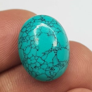 16X12 MM TIBETAN TURQUOISE ! Wholesale lot of Tibetan/Tibet Turquoise Cabochon - Loose Flat Back Cabochon lot for making Rings , Pendant