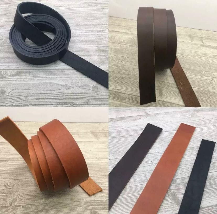 Distressed Leather Belt Blank Crazyhorse Brown DIY Leatherwork Leathercraft  Water Buffalo Belt 1-1/2 Wide Plain 8 to 9 Oz. Pull up Oil Tan 