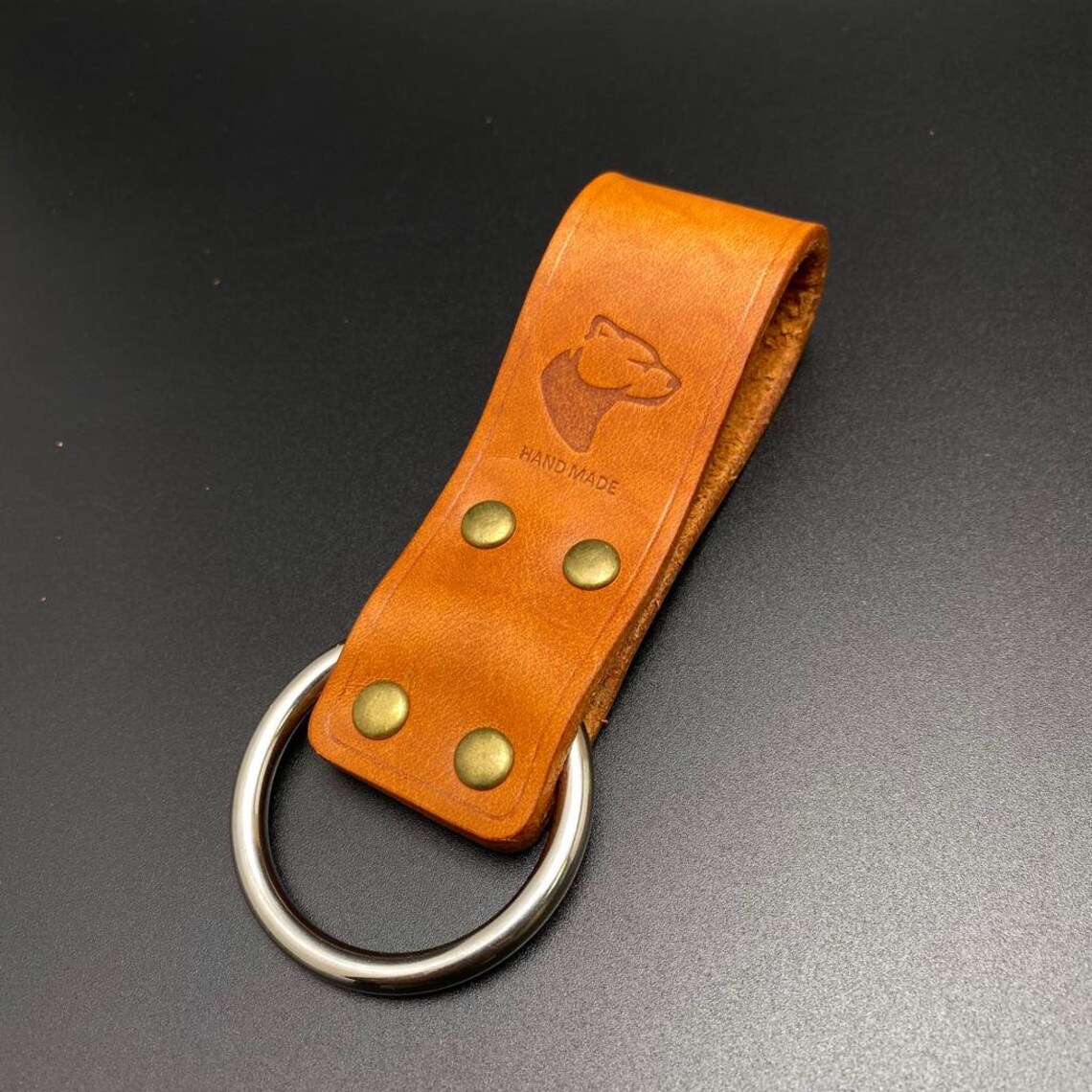 Belt Loop Leather Keychain Coupling Loop Hammer Holder Tool Etsy