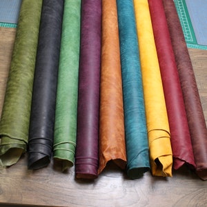 Leather piece Premium Buffalo Leather Badalassi Carlo &quot; Pueblo &quot; Collection Veg Tan 1.2 - 1.4 mm Vegetable Tanned Leather Plate