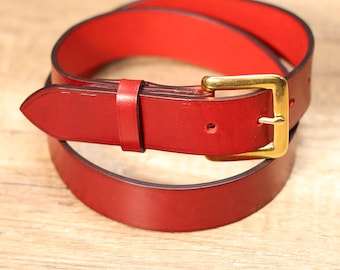 Leather belt women's belt IBIZA 32 - Belt Atelier - Handmade