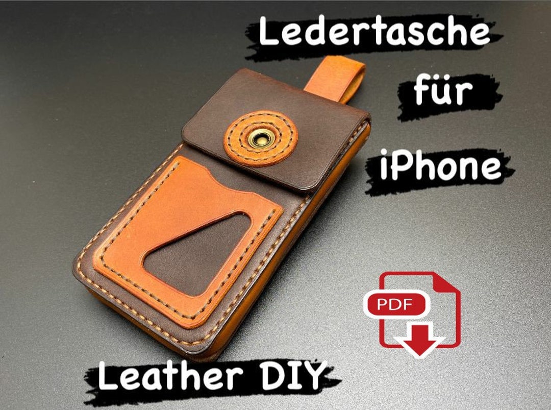 Leather Cell Phone Case for iPhone / Belt Bag PDF Sewing Etsy