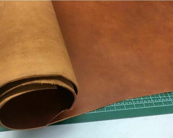 Lederstück Büffelleder Naturleder | Blankleder | Dickleder 2-2,5 mm oder 3,5-4,0mm Naturbraun Pflanzgegerbtes Leder Platte for DIY crafting