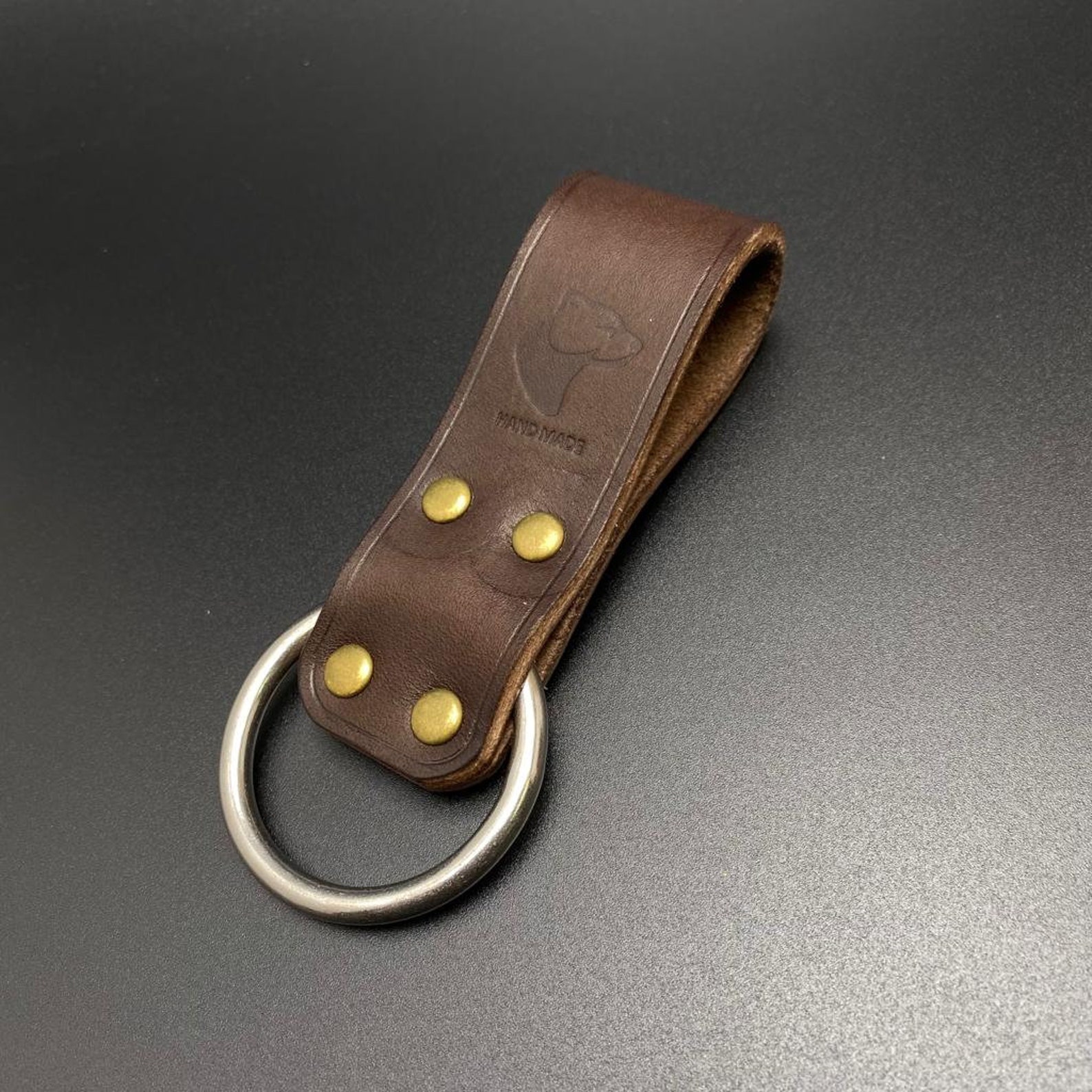 Belt Loop Leather Keychain Coupling Loop Hammer Holder Tool Etsy