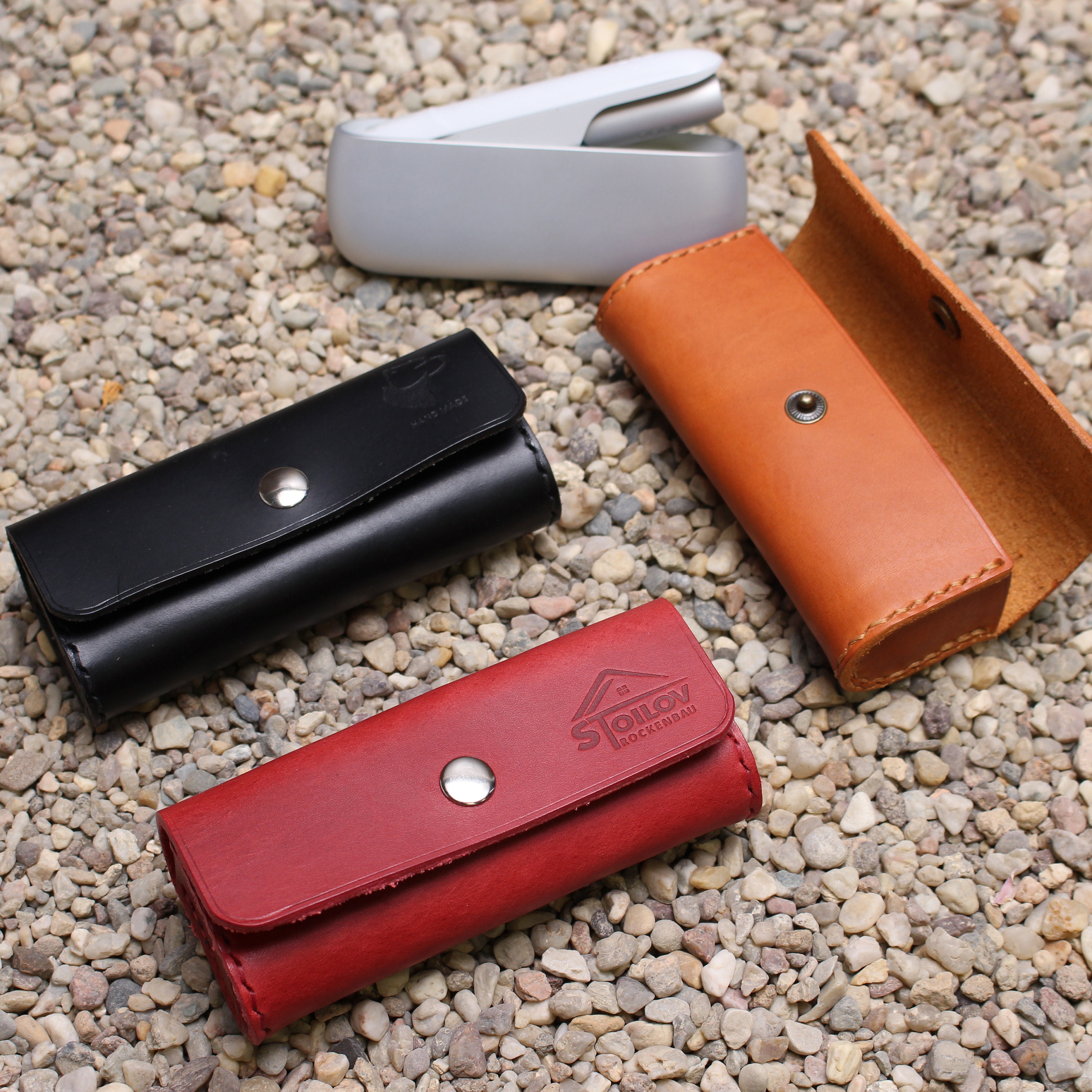 For Iqos Iluma One Leather Case Full Protective Cover E-cig Accessories  Luxury