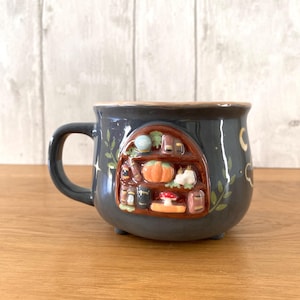 Tasse der Hexenbibliothek, Grimoire, Zauberschule, Keramiktasse, Kaffeetasse, Teetasse