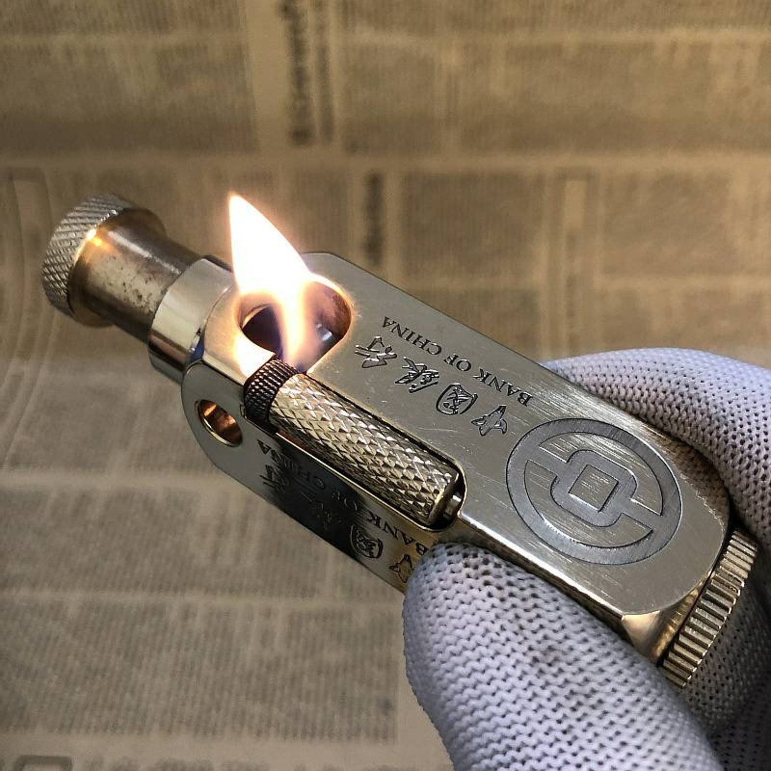 Brass Windproof Kerosene Lighter Etsy