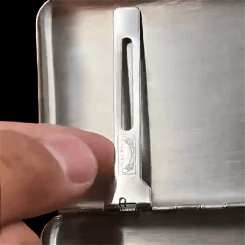 Cupronickel high hardness polished cigarette case image 5