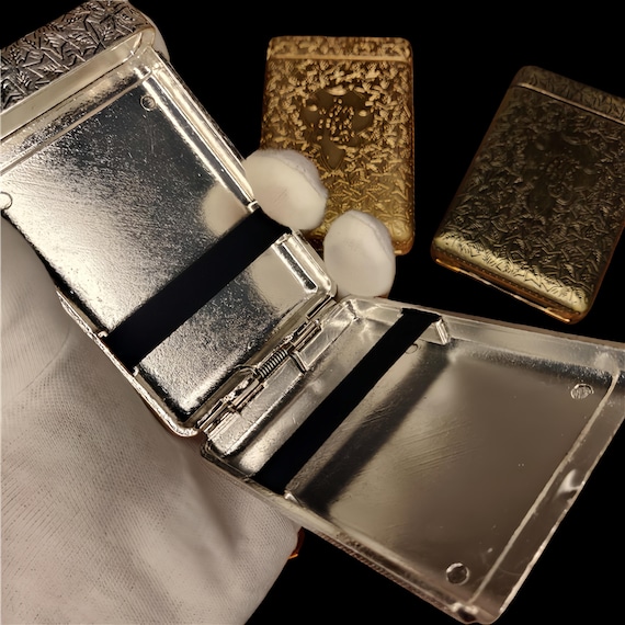 1920s English Gangster Cigarette Case | Heavy-duty Metal Wallet