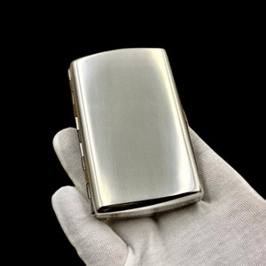 Cupronickel high hardness polished cigarette case 12 sticks