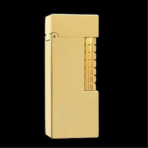Boutique side slip vintage gold lighter