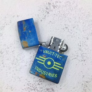 Fallout Inspired Kerosene Lighter, Vault-Tec & Nuka-Cola Designs, Post-Apocalyptic Gamer Gift, Wasteland Cosplay Prop